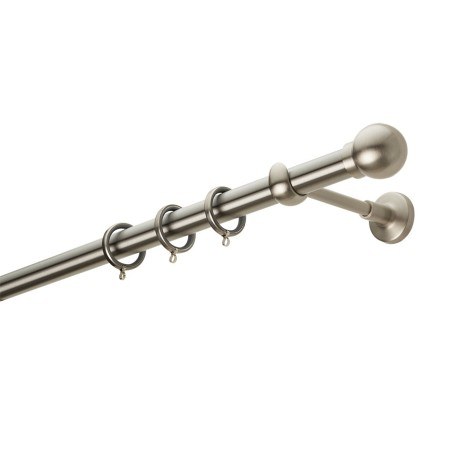 Κουρτινόβεργα Zogometal Easy Line E0058 Νίκελ Ματ