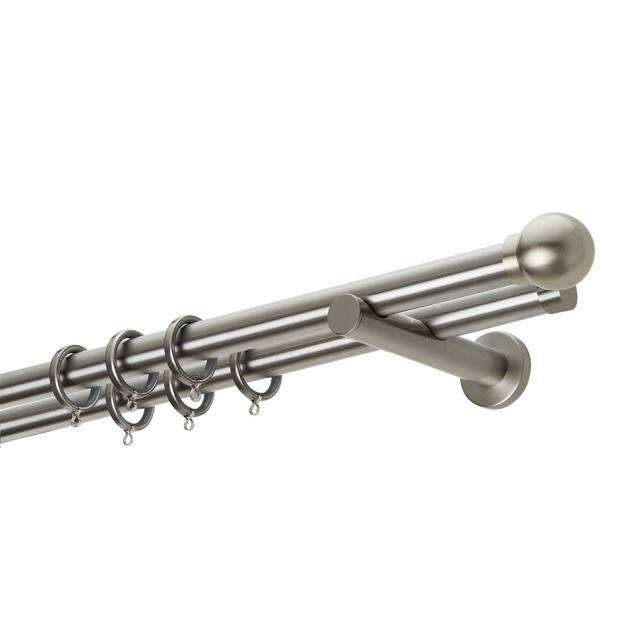 Κουρτινόβεργα Zogometal Easy Line E0058 Νίκελ Ματ