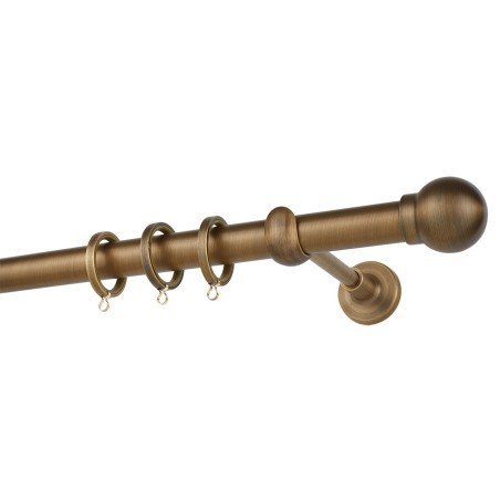 Κουρτινόβεργα Zogometal Easy Line E0058 Μπρονζέ