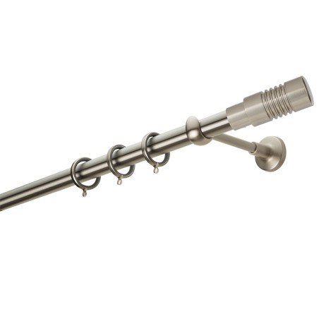 Κουρτινόβεργα Zogometal Easy Line E0436 Νίκελ Ματ