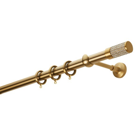 Κουρτινόβεργα Zogometal Easy Line E4133 Όρο Ματ Με Άκρα...