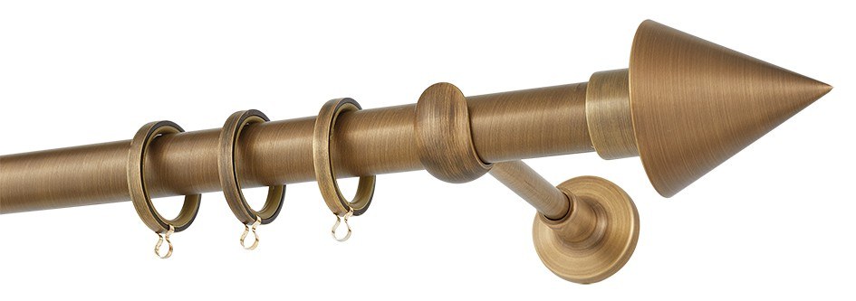 Κουρτινόβεργα Zogometal Easy Line E4146 Μπρονζέ