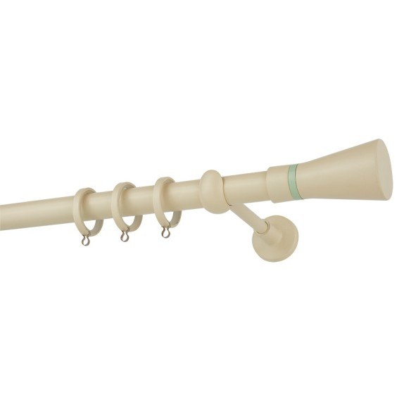 Κουρτινόβεργα Zogometal Color More Mat CP4110 Ιβουάρ -...