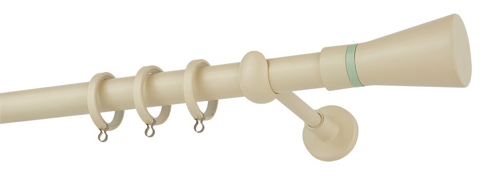 Κουρτινόβεργα Zogometal Color More Mat CP4110 Ιβουάρ - Φυστικί