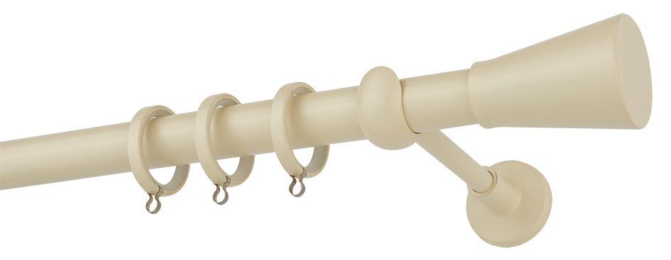 Κουρτινόβεργα Zogometal Color More Mat CP4141 Ιβουάρ