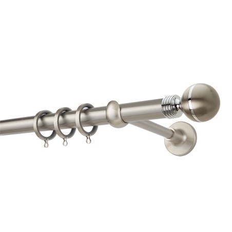 Κουρτινόβεργα Zogometal Prestige Collection PR0079 Νίκελ Ματ/Χρώμιο