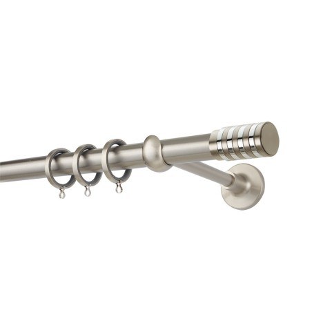 Κουρτινόβεργα Zogometal Prestige Collection PR0438 Νίκελ Ματ/Χρώμιο