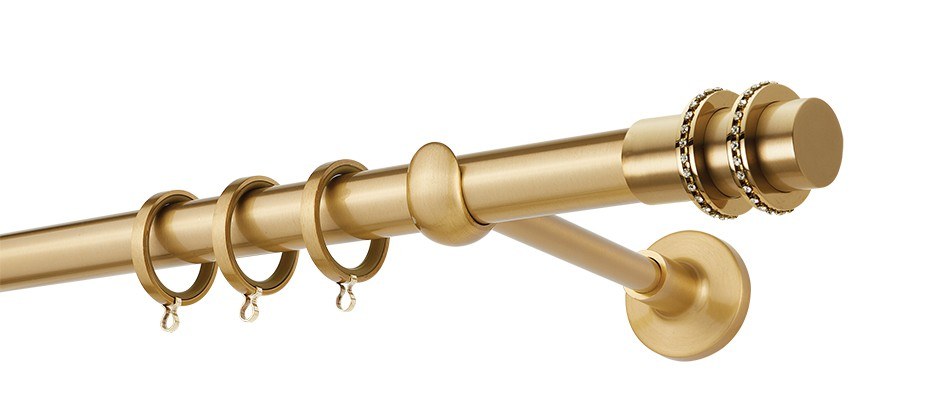 Κουρτινόβεργα Zogometal Prestige Collection PR4117 Όρο Ματ/Όρο