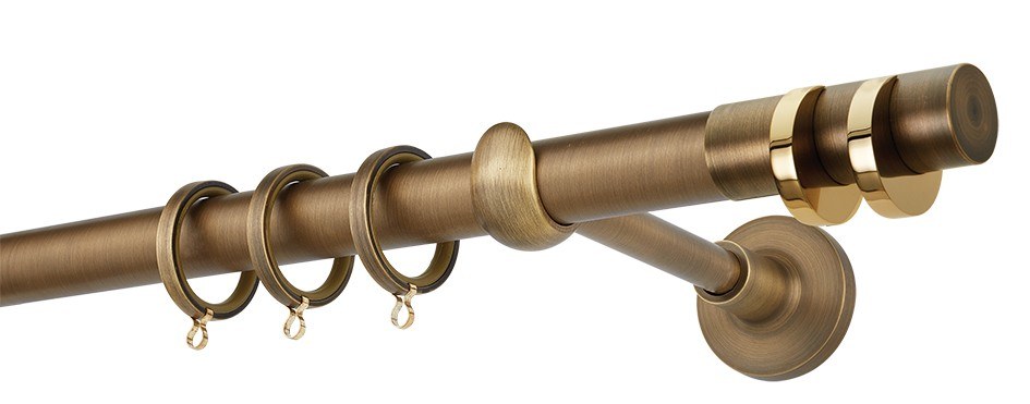 Κουρτινόβεργα Zogometal Prestige Collection PR4118 Μπονζέ/Όρο