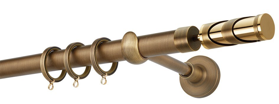 Κουρτινόβεργα Zogometal Prestige Collection PR4122 Μπονζέ/Όρο