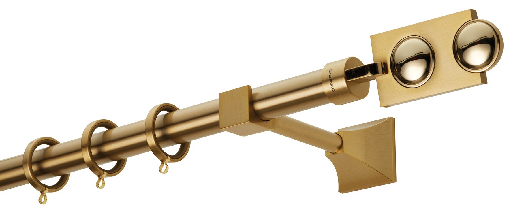 Κουρτινόβεργα Zogometal Prestige Collection PR4014 Όρο Ματ/Όρο