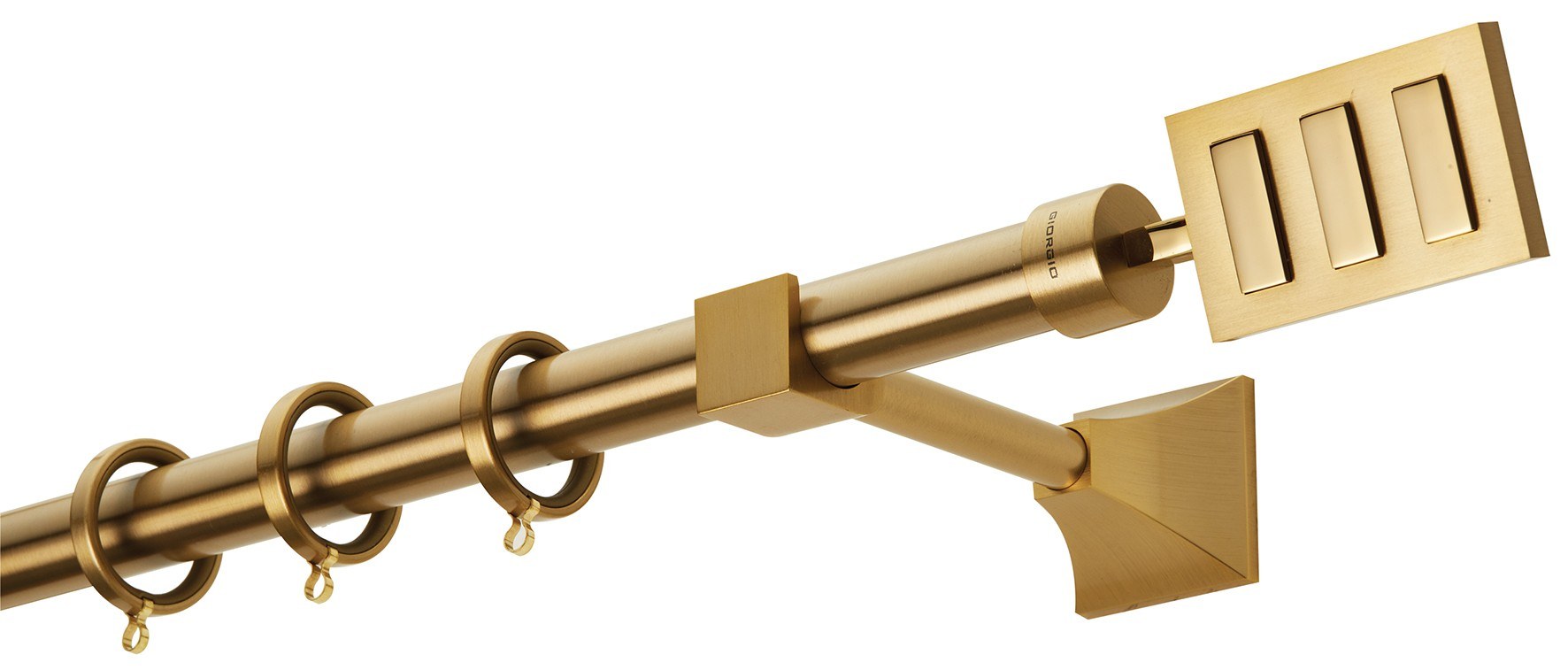 Κουρτινόβεργα Zogometal Prestige Collection PR4019 Όρο Ματ/Όρο