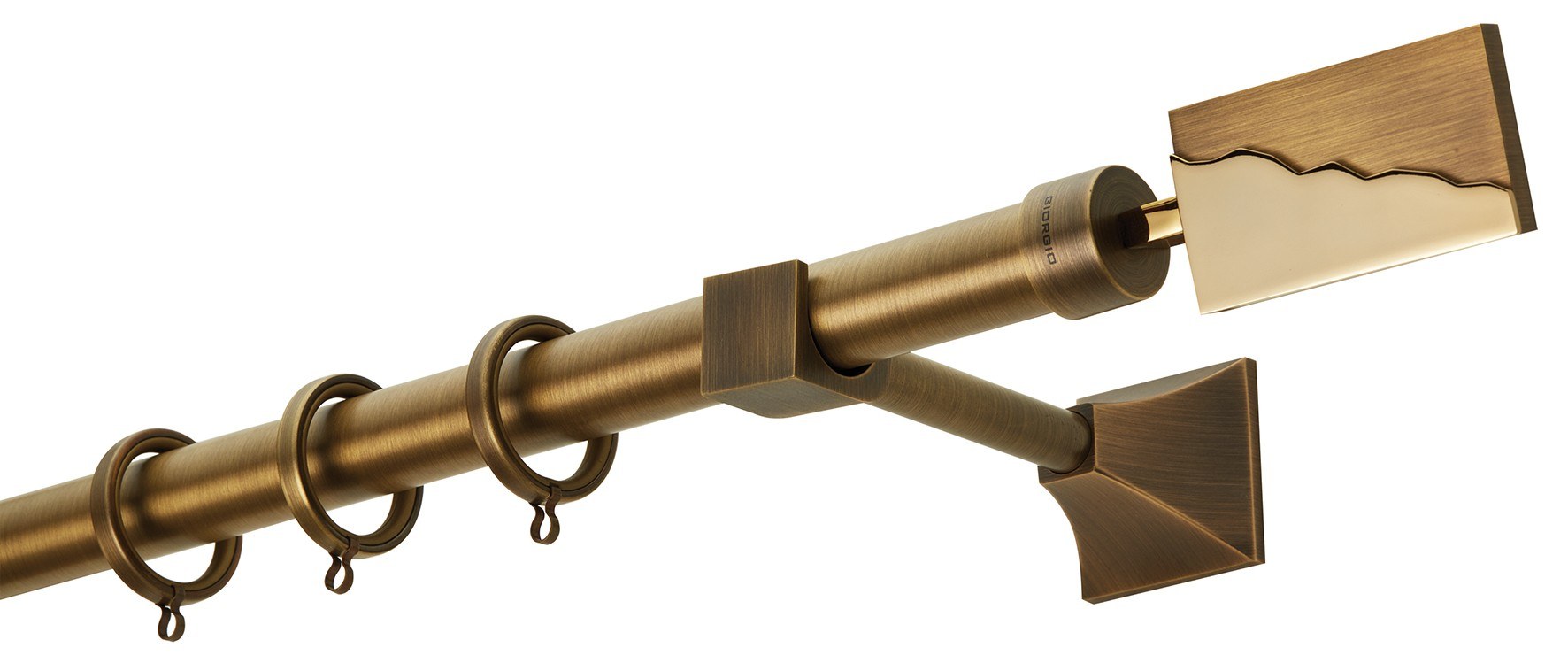 Zogometal Κουρτινόβεργα Zogometal Prestige Collection PR4022 Μπονζέ/Όρο