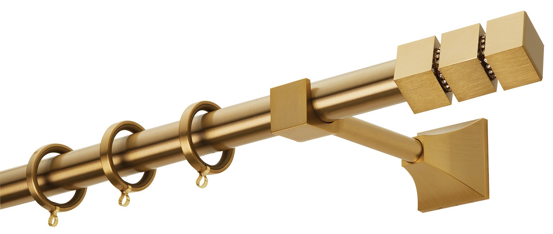 Κουρτινόβεργα Zogometal Prestige Collection PR4131 Όρο Ματ/Όρο