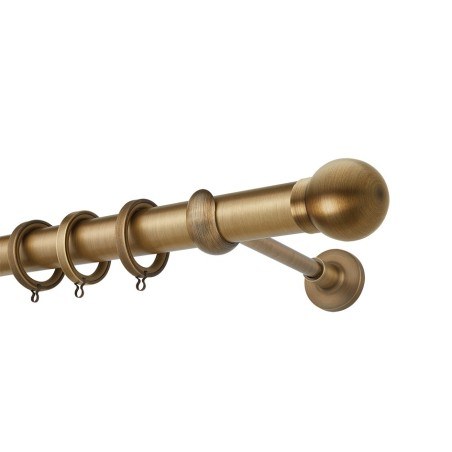 Κουρτινόβεργα Zogometal Easy Line E0058 Μπρονζέ