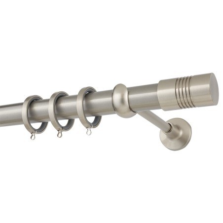 Κουρτινόβεργα Zogometal Easy Line E0435 Νίκελ Ματ