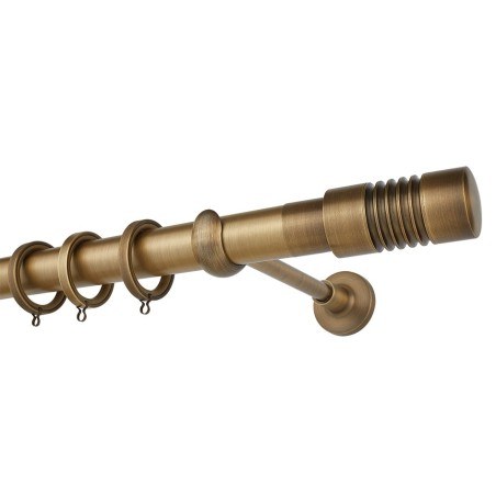 Κουρτινόβεργα Zogometal Easy Line E0436 Μπρονζέ