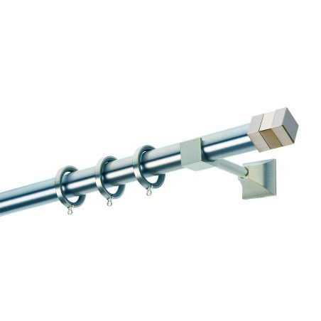 Κουρτινόβεργα Zogometal Prestige Collection PR0474 Νίκελ Ματ/Χρώμιο