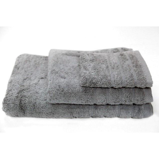 Πετσέτα Χεριών Anesis Cotton Pennie Γκρι 30x50