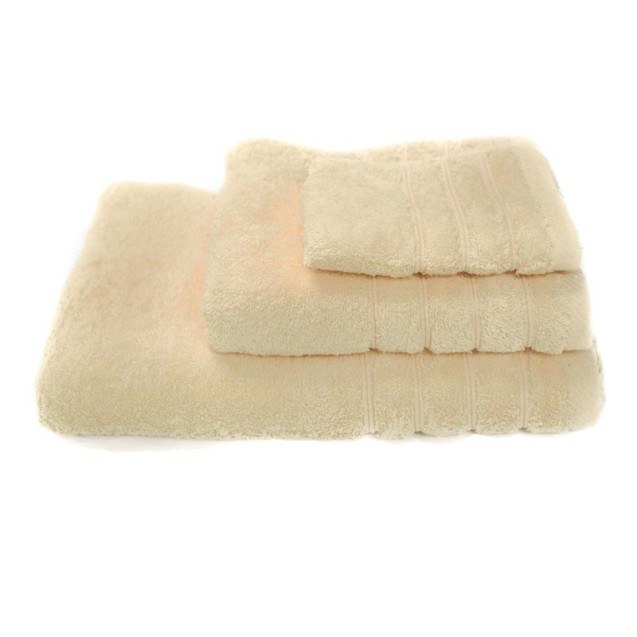 Σετ Πετσέτες 3 Τεμαχίων Anesis Cotton Pennie Εκρού