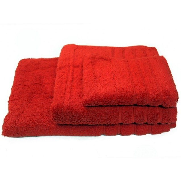 Πετσέτα Χεριών Anesis Cotton Pennie Κόκκινο 30x50