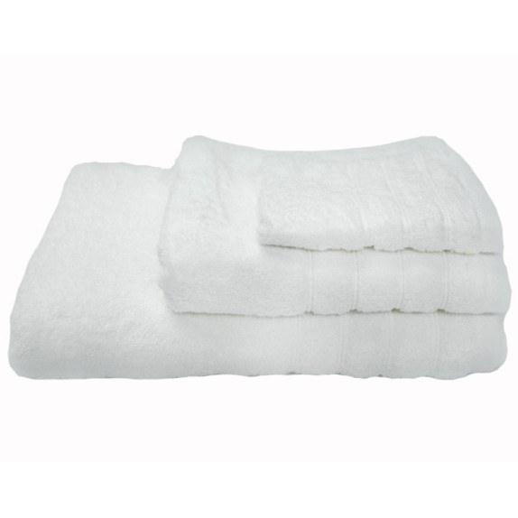 Σετ Πετσέτες 3 Τεμαχίων Anesis Cotton Pennie Λευκό