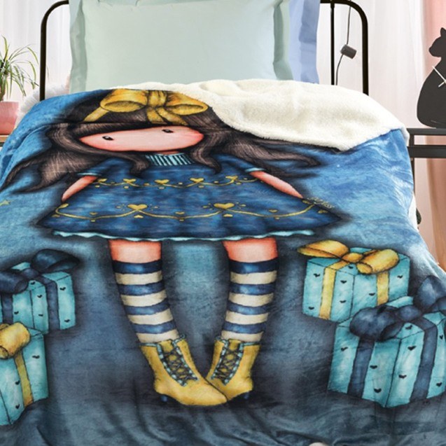Κουβέρτα Fleece Με Γούνα Sherpa Das Home 5020...