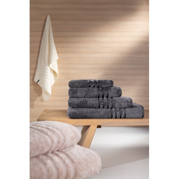 Πετσέτα Χεριών Guy Laroche Bonus Anthracite 30x50