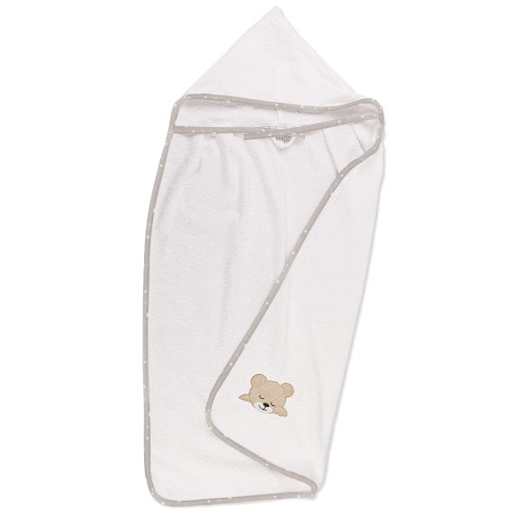 Κάπα Μπουρνούζι Dimcol Sleeping Bears Cub 10 Λευκό/Γκρι...