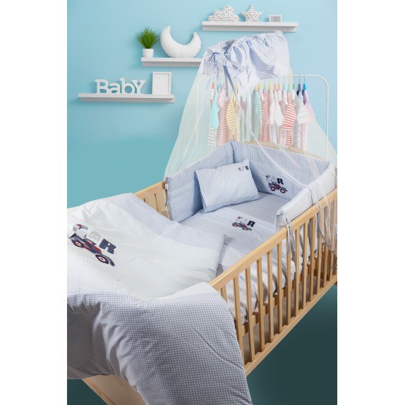 Πάπλωμα Κούνιας Dimcol Car 29 Σιέλ 100x140