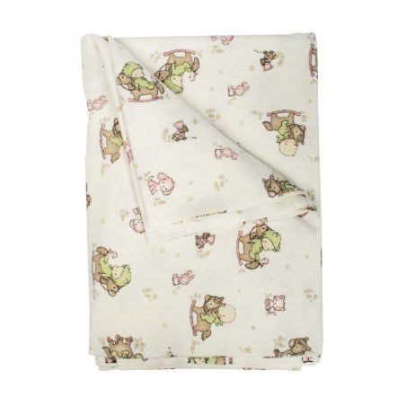 Σετ Σεντόνια Κούνιας Φανελένια Dimcol Baby 03 120x160