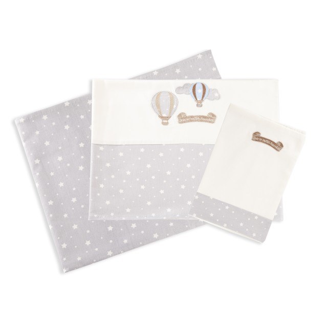 Σετ Σεντόνια Κούνιας Dimcol Αεροστατο 01...