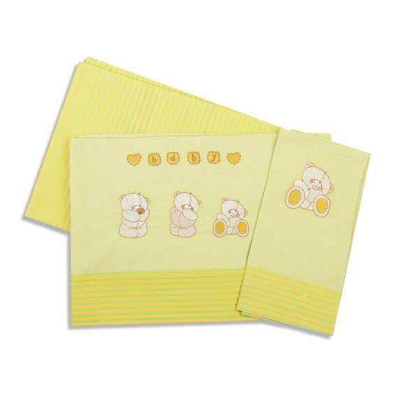 Σετ Σεντόνια Κούνιας Dimcol Αρκουδάκια 110...