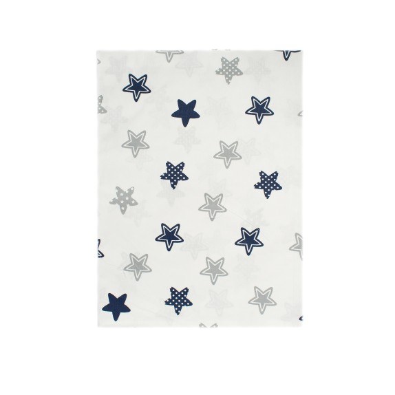 Σεντόνι Λίκνου Dimcol Star 102 Blue 80x110