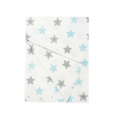 Σεντόνι Λίκνου Dimcol Star 104 Sky Blue 80x110