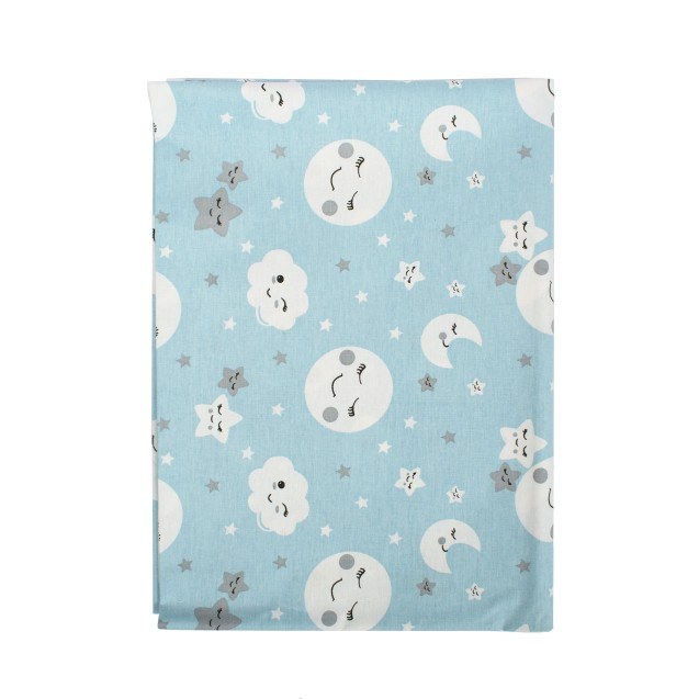 Σεντόνι Λίκνου Dimcol Smile 81 Blue 80x110