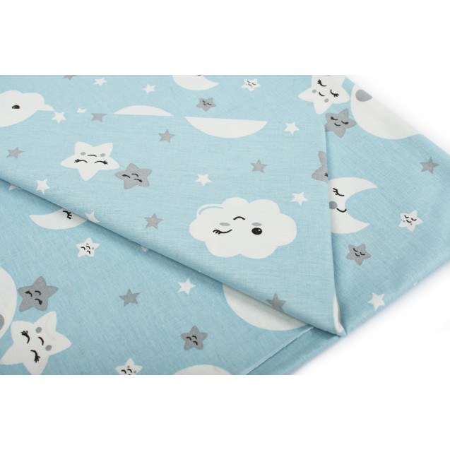 Σεντόνι Λίκνου Dimcol Smile 81 Blue 80x110