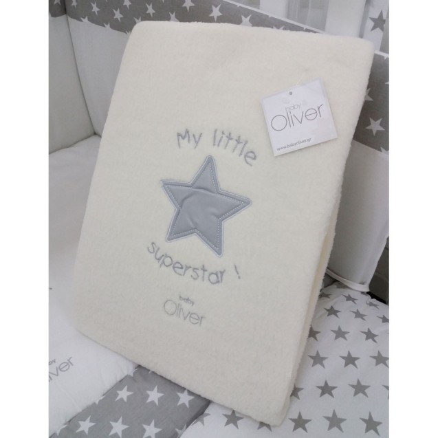 Κουβέρτα Fleece Κούνιας Baby Oliver Design 301...