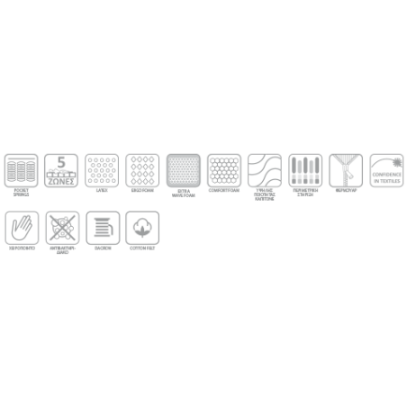 Στρώμα Σκληρό Cosmostrom Velvet