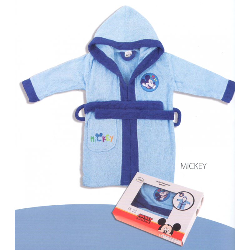 Παιδικό Μπουρνούζι Με Κουκούλα Dimcol Disney Mickey