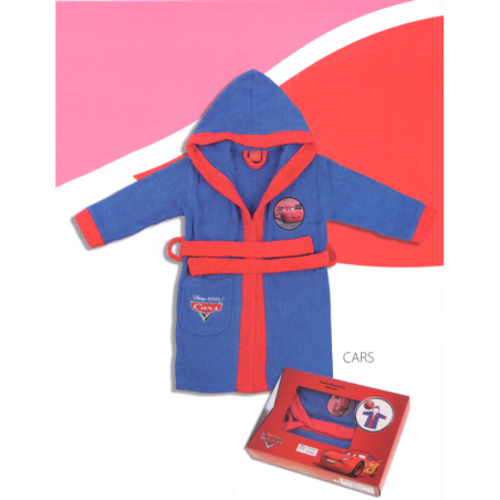Παιδικό Μπουρνούζι Με Κουκούλα Dimcol Disney Cars