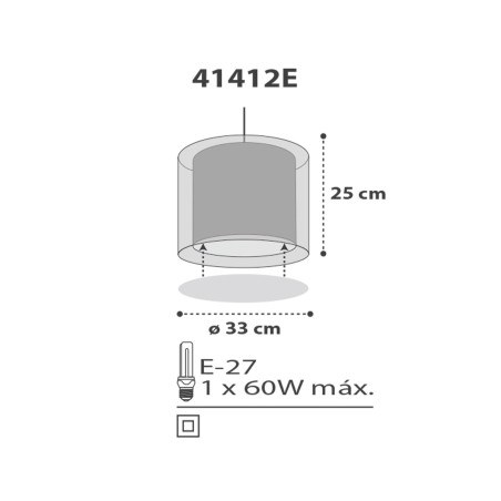 Παιδικό Φωτιστικό Οροφής Μονόφωτο Ango Clouds Gray 41412 E