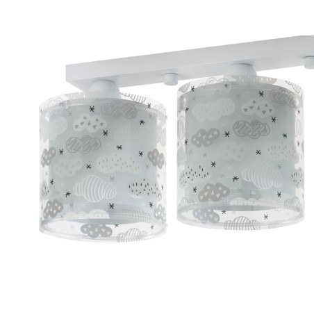 Παιδικό Φωτιστικό Οροφής Τρίφωτο Ango Clouds Gray 41413 E