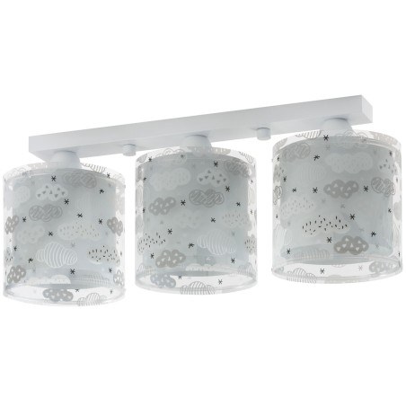 Παιδικό Φωτιστικό Οροφής Τρίφωτο Ango Clouds Gray 41413 E