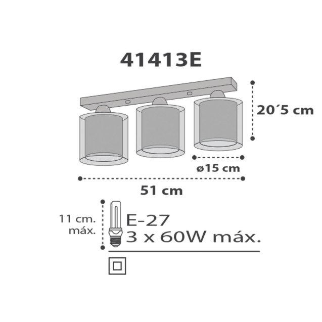 Παιδικό Φωτιστικό Οροφής Τρίφωτο Ango Clouds...