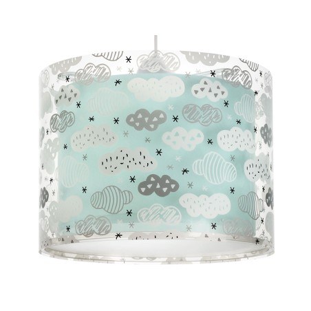 Παιδικό Φωτιστικό Οροφής Μονόφωτο Ango Clouds Green 41412 H