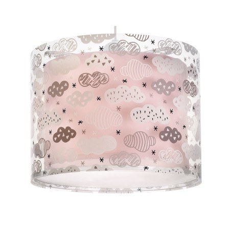 Παιδικό Φωτιστικό Οροφής Μονόφωτο Ango Clouds Pink 41412 S