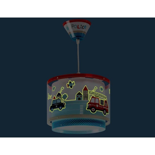 Παιδικό Φωτιστικό Οροφής Μονόφωτο Ango Police...