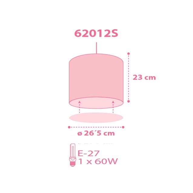 Παιδικό Φωτιστικό Οροφής Μονόφωτο Ango Sweet...