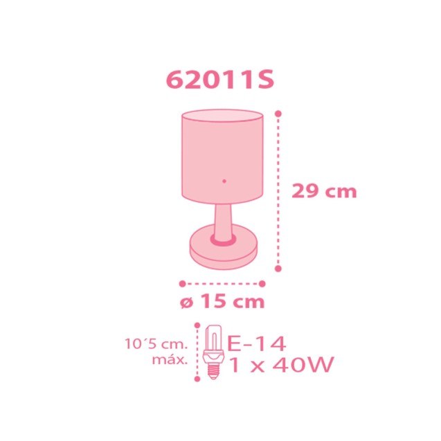 Παιδικό Πορτατίφ Ango Sweet Dreams Pink 62011 S